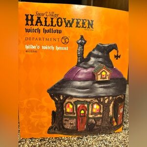 Dept. 56 Snow Village HALLOWEEN Hilda's Witch Haunt #4025341